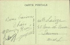 VINTAGE POSTCARD Caves of Savonnieres the Large Cave