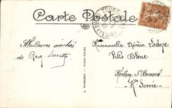 VINTAGE POSTCARD Tours the Castle St Gatien