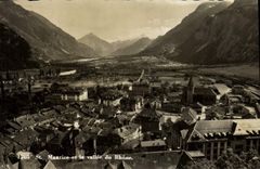 MODERN CARD St Maurice and the Valley of the Rhone
