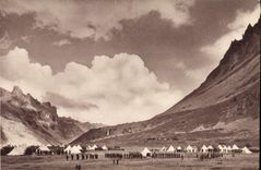 CPA Bivouac En Montagne Militaria