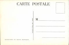 Operaciones de la POSTAL de la VENDIMIA en salpins de los cazadores de Militaria de la alta montaña