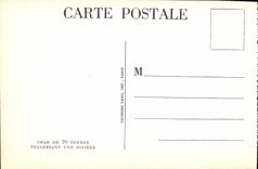 CPA Char de 70 Tonnes Traversant Une Riviere Tank Tanks Militaria