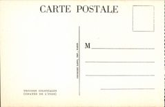 CPA Troupes Coloniales Cipayes de l'Inde Militaria