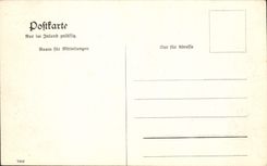 VINTAGE POSTCARD Baden Baden Rittersaal