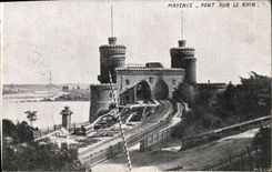 CPA Mayence Pont Sur Le Rhin