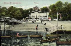 VINTAGE POSTCARD Altona Neumuhlen Fahrhaus