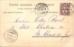 VINTAGE POSTCARD Baden Kursaal Chart 1898