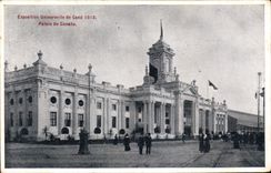 VINTAGE POSTCARD World Fair of Ghent 1913 Palates of Canada