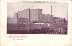 CPA Vue De la Nouvelle Usine Remy Wygmael Publicite Amidon Royal Remy