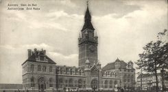 La POSTAL Amberes de la VENDIMIA parquea al sur