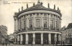 POSTAL Amberes de la VENDIMIA el teatro real