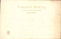 VINTAGE POSTCARD San Sebastian Carro de Bueyes Coach Oxen TOP