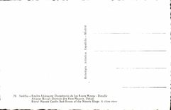 CPM Sevilla Reales Alcazares Dormitorio de los Reyes Mroos Detalle