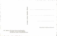 MODERN CARD Sevilla El Alcazar Patio of mow Doncellas