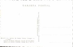 CPA Avila Iglesia de Santa Teresa Imagen de la Santa