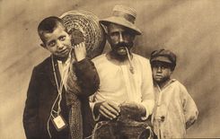 VINTAGE POSTCARD Tipi E costumi Napoletani Folklore Costume