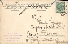 VINTAGE POSTCARD Milano Loggio degli Osli