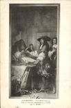VINTAGE POSTCARD Luxembourg the Cabinet Gilds Louis XIV signs the ordinances of the navy Hesse Paris Senat