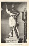 CPA Luxembourg Vestibule du Pavillon Central Statue d'empereur romain Senat