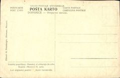 VINTAGE POSTCARD Marie Gardavska Folklore