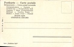 VINTAGE POSTCARD Shepherd and sheep