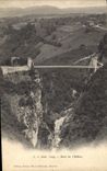 VINTAGE POSTCARD Cusy Bridge of the Abyss