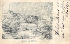 VINTAGE POSTCARD Baden im Ufinter Chart 1899