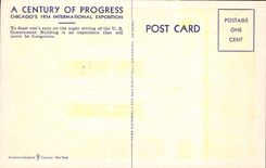 VINTAGE POSTCARD Night US Scene Government Bldg