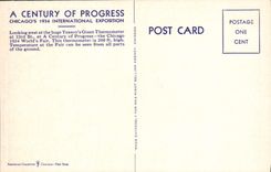 VINTAGE POSTCARD Texaco' S Giant Thermometer Texaco