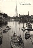 CPA Pornic Le Port Vers Le Chateau Bateaux
