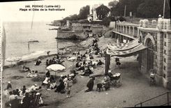 VINTAGE POSTCARD Pornic Beach And Cote Of Noeveillard