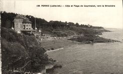 CPA Pornic Cote Et Plage De Gourmalon Vers La Birochere
