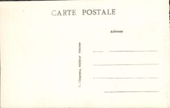 POSTAL Pornic de la VENDIMIA los barcos portuarios del banco derecho