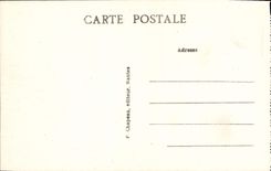 POSTAL Pornic de la VENDIMIA la manija con los conejos en la entrada del puerto