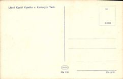 POSTAL Lazne Kysibl Kyselka U Karlovych Varu de la VENDIMIA