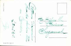 VINTAGE POSTCARD Folklore Caucasus Woman