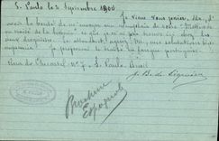 Postal entirety Brazil for Mr. Claverie Suburb St Martin Paris 1904