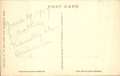 El seminario Northfield de Northfield de la POSTAL de la VENDIMIA enseña el cortijo del este de Northfield