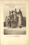 VINTAGE POSTCARD The Mercat Edinburgh Cross-country race