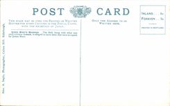 VINTAGE POSTCARD Queen Mary' S Bedromm Holyrood Edinburgh De luxe hotel