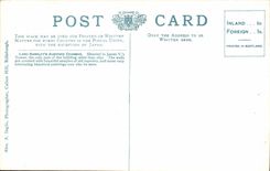 Señor Darnley' S Goes de la POSTAL de la VENDIMIA abajo para el palacio Edimburgo de Holyrood del compartimiento de la audiencia