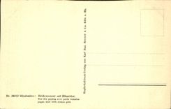 VINTAGE POSTCARD Wiesbaden Heidenmaure MIT Rumertor