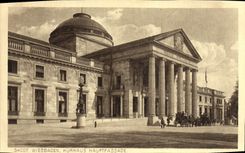 VINTAGE POSTCARD Wiesbaden Kurhaus Hauptfassade