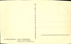 VINTAGE POSTCARD Wiesbaden Kurhaus Hauptfassade