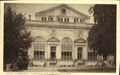 CPA Wiesbaden Kurhaus Mit Nizzaplatzchen