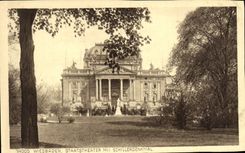 CPA Wiesbaden Staatstheater Mit Schillerdenkmal