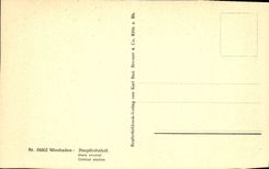 VINTAGE POSTCARD Wiesbaden Hauptbahnhof