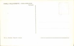 CPA Tivoli Villa d'Este 