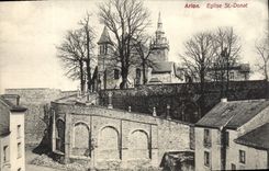 VINTAGE POSTCARD Arlon Church St Donat