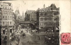 Circo Londres de Ludgate de la POSTAL de la VENDIMIA